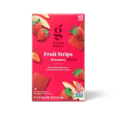 Strawberry Fruit Strips - 5oz/10ct - Good & Gather&trade;