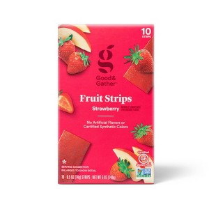 Strawberry Fruit Strips - 5oz/10ct - Good & Gather™ - 1 of 3