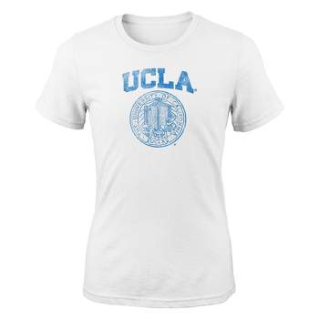 NCAA UCLA Bruins Girls' White Crew Neck T-Shirt
