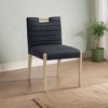 Meridian Furniture,Aimee Vegan Leather Dining Side Chair, Set of 2 - 2 of 4