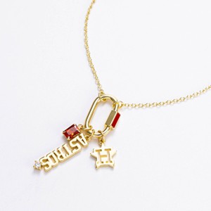 Bijoux Sport by Luv Aj MLB Logo Charm Carabiner Necklace 