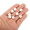 Unique Bargains Beautiful Designer DIY Jewelry Making Faux Pearl Pendants 150 Pcs Silver White 0.39" - 4 of 4