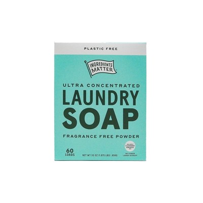 Ingredients Matter Fragrance Free Laundry Powder - 30oz_1