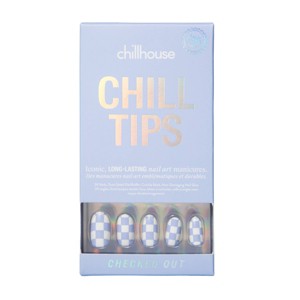 Chillhouse Chill Tips Press-On Fake Nails - Checked Out - 24ct - 1 of 4