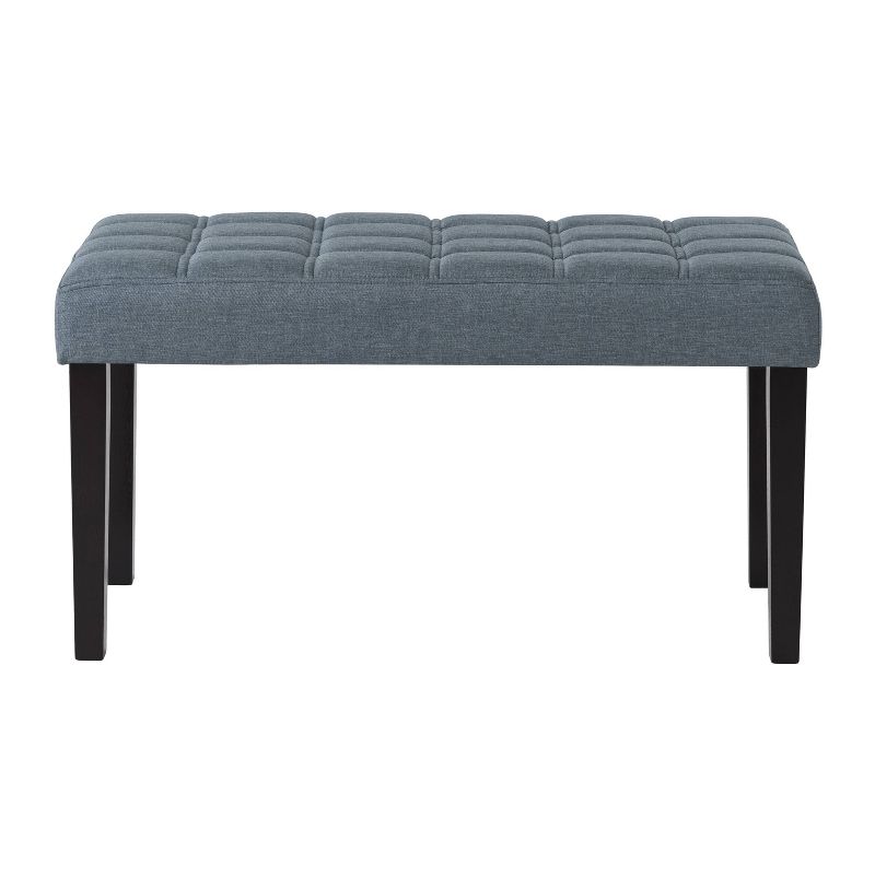 California Fabric Tufted Bench - CorLiving, 5 of 9