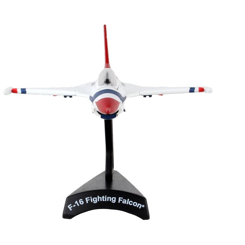 Lockheed Martin F-16 Fighting Falcon Fighter Aircraft "Thunderbirds" USAF 1/126 Diecast Model Airplane by Postage Stamp, 5 of 6
