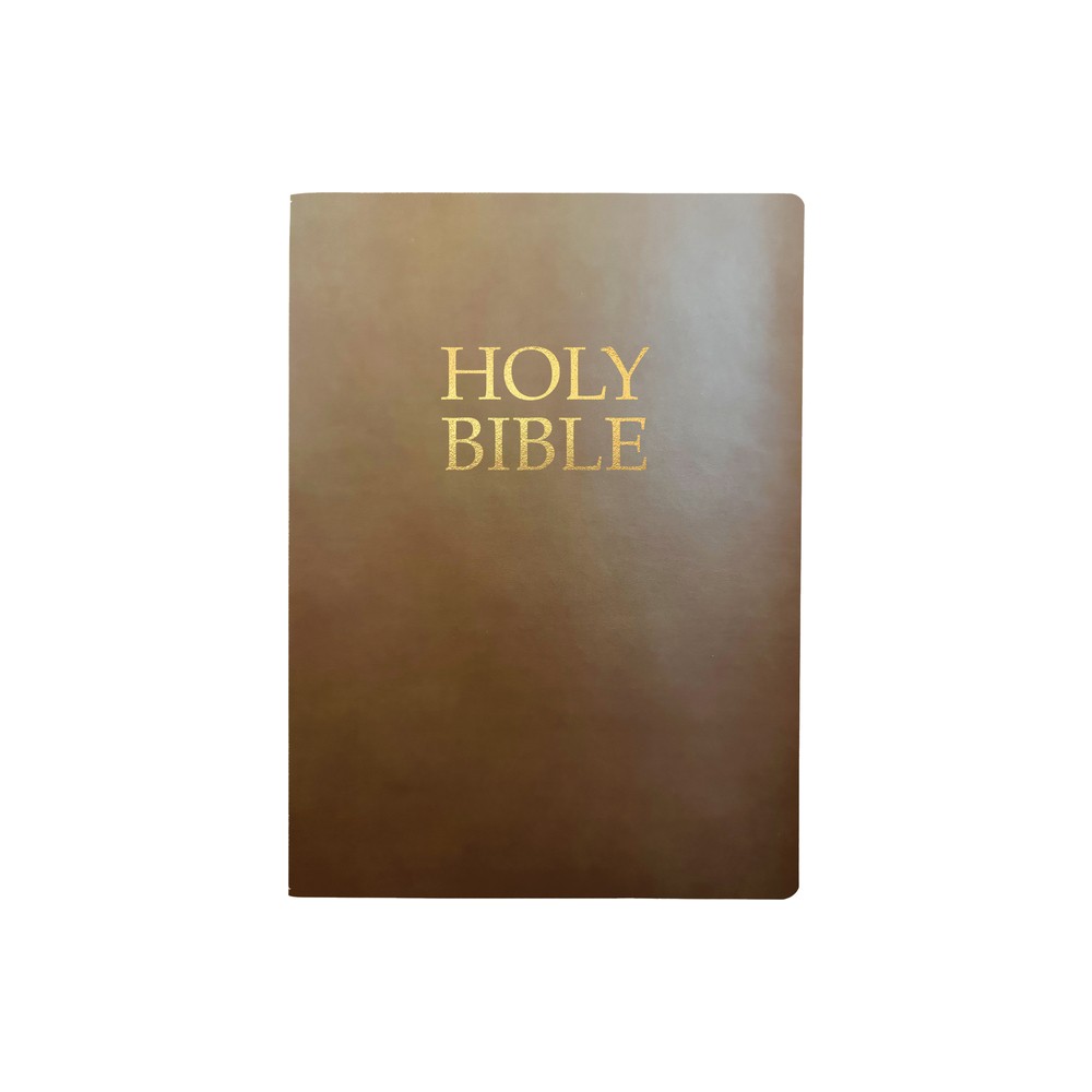 Kjver Holy Bible, Large Print, Coffee Ultrasoft - (King James Version Easy Read Bible) by Whitaker House (Leather Bound)