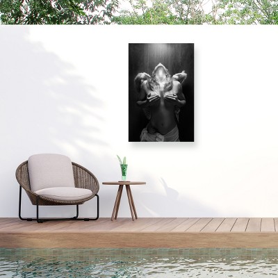 Trademark Fine Art - Petar Lupic Fallen Angel Matted Framed Art