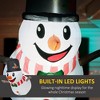 QingMoon Christmas Snowman Inflatable Decoration, Blow-Up Hanging Outdoor Indoor Display, Weather-Resistant for Lawn, Garden and Holiday - 3 of 4