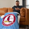 MLB St. Louis Cardinals Cooperstown Collection Throwback Silk Touch Throw Blanket 50 x 60 Inches - 2 of 4