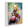 Stupell Industries Teddy Bear on Go Kart, 24" x 24" - 3 of 4