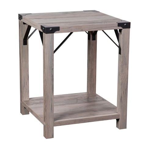 Farmhouse end table hot sale target