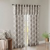 PAGED 50"x18" Fretwork Print Valance for Windows,Small Short Valance with Grommet Top for Bathroom,Laundry,Living Room,Bedroom - 3 of 4