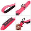 Unique Bargains Dog Car Seatbelt 45.28"-70.08" Shock Absorbing with 2 Padded Handle Metal Carabiner Clip for Medium Large Dogs - 4 of 4