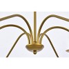 Elegant Lighting Rohan 42 inch chandelier in brass - 4 of 4