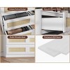 Dresser for Bedroom, Rattan 9 Drawer Dresser for Closet, Double Wood Dressers & Chest of Drawers - 4 of 4