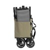 Folding Steel Wagon Carts With Adjustable Handle And All Terrain Wheels,Outdoor Utility Wagon For Camping Shopping Sports Fishing -The Pop Home - 4 of 4