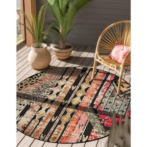 Unique Loom  Outdoor Casablanca Sebaa Area Rug - 1 of 4