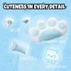 Okak Modern Cute Cat Swivel Gaming Chair with Paw Lumbar Cushion,High Ergonomic Task Chair Computer Chair for Adults - 4 of 4
