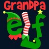 Men's Design By Humans Grandpa Elf Christmas By personalized Tank Top - 2 of 3