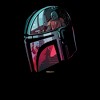 Men's Star Wars The Mandalorian Helmet Reflection T-Shirt - 2 of 4