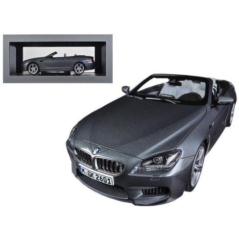 Bmw M6 F12m Convertible Space Grey 1/18 Diecast Car Model By