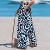 Women's Bohemian Beach Palazzo Pants with Ikat Print - Cupshe - 2 of 4