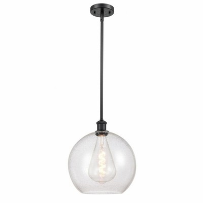 Athens - 1 Light Mini Pendant In Industrial Style-14.38 Inches Tall and 11.75 Inches Wide