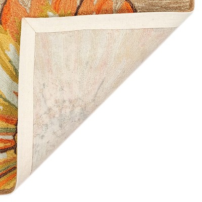 Sunflower Bliss Hand-Tufted Rectangular Indoor/Outdoor Rug in Yellow