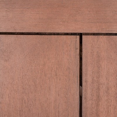 Eucalyptus Wood Payden 50" Natural Finish Outdoor Coffee Table