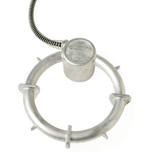 Farm Innovators Ice Chaser Cast Aluminum Submersible Tank Deicer with Chew Proof Cord and Self Regulating Thermostat for Livestock Water Tank, Silver - 1 of 4
