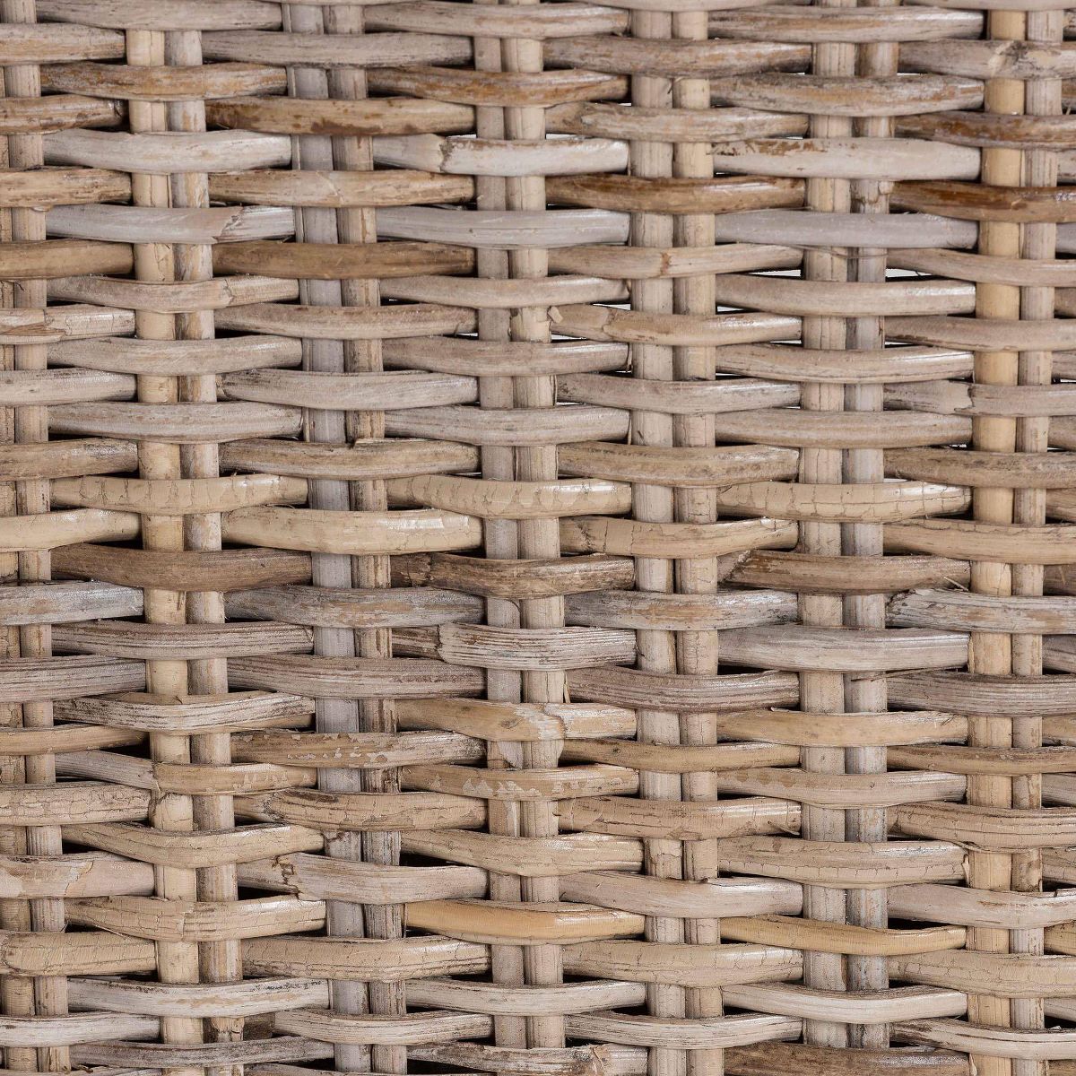 bali & pari Nevina Rattan and Mango Wood Dining Chair Kubu Gray/Rustic Taupe - thumbnail 8