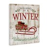 Stupell Industries Rustic Winter Wonderland Sleigh, 16" x 20" - 3 of 4