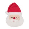 Saro Lifestyle Jolly Saint Nick Santa Poly Filled Throw Pillow, 11"x13", Multicolored - 2 of 3
