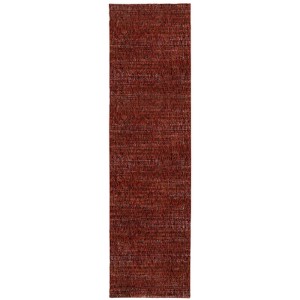 Oriental Weavers Atlas 8033K Red/ Rust Indoor Area Rug - 2'3" x 8' - 1 of 2