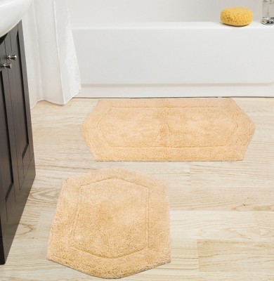 Waterford Collection Cotton Tufted Set of 2 Bath Rug Set - Home Weavers