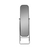 Modern Full Length Mirror - Metal, Glass, Wood, Iron Frame for Bedroom, Living Room, or Home Office Decor - 70" Black - 2 of 4