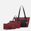 MKF Collection Havenly Women’s Tote Bag, Mini Tote Bag, Pouch and Wallet by Mia K - 2 of 4