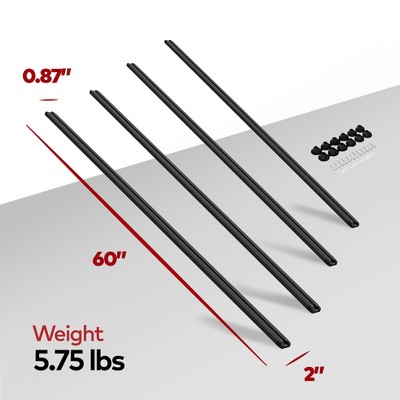 Yakima 60-Inch Black HD Track Car Roof Rack System