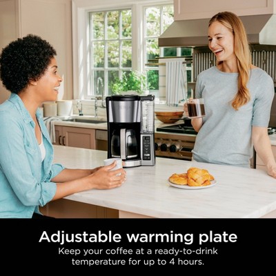 Ninja 12-Cup Silver Glass Carafe Programmable Coffee Maker