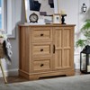 Farmhouse 3 - Drawers Dresser Organizer, Rustic Tall Chest of Drawers for Bedroom - 4 of 4