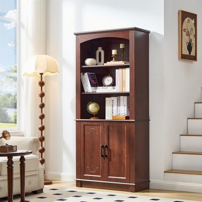 Bookcase and Kids Bookshelf, Storage Cabinet with Wooden Cube Storage Organizer, Modern Book Shelf for Bedroom Furniture