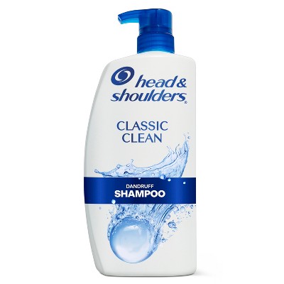 Head and Shoulders Dandruff Shampoo, Anti-Dandruff Treatment, Classic Clean for Daily Use, Paraben Free, 40 oz
