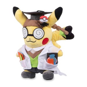 Pokemon Center Cosplay Pikachu: Pikachu, Ph.D. Poké Plush - 10 ½ In. - 1 of 4