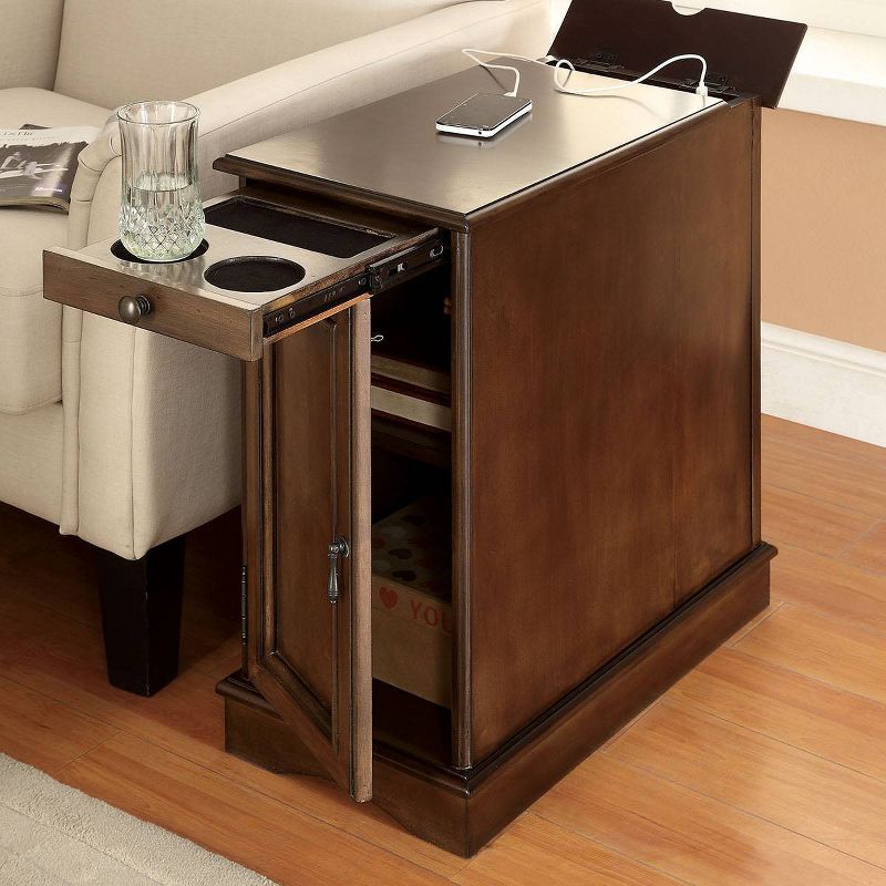 Gantzer 1 Drawer Side Table with USB Ports - HOMES: Inside + Out, 4 of 11