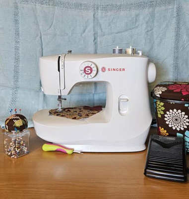  SINGER  MX60 Sewing Machine With Accessory Kit & Foot Pedal -  57 Stitch Applications - Simple & Great for Beginners