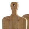 Set of 2 Ellery Wall Basket Arts Natural - A&B Home: Fir Wood & Iron, Vertical Mounting, Includes Hardware - 3 of 3