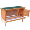 vidaXL Outdoor Rabbit Hutch Small Animal House Pet Cage 1 Layer Wood - 2 of 4