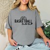Simply Sage Market Women's Basketball Mom Ball Short Sleeve Garment Dyed Tee - 2 of 4