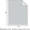 Manual Woodworkers and Weavers Footprints Throw – 46"W x 60"L, Inspirational 2.5-Layer Cotton Fringed Blanket - 3 of 3
